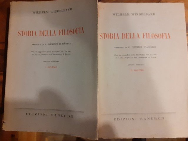 STORIA DELLA FILOSOFIA, VERSIONE DI C. DENTICE D'ACCADIA CON UN'APPENDICE …