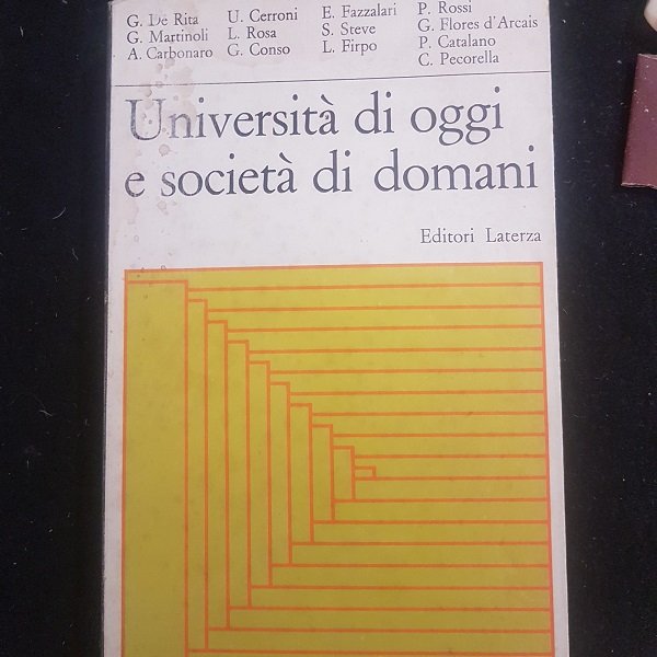 UNIVERSITA DI OGGI E SOCIETA DI DOMANI