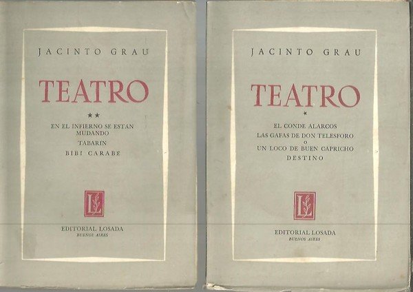 TEATRO. EL CONDE ALARCOS. LAS GAFAS DE DON TELESFORO O …