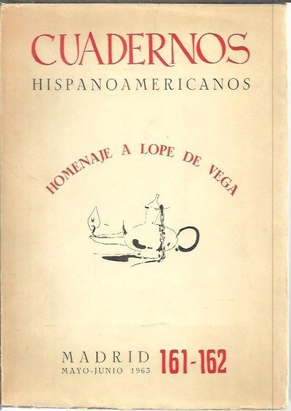 CUADERNOS HISPANOAMERICANOS. HOMENAJE A LOPE DE VEGA. MAYO - JUNIO. …