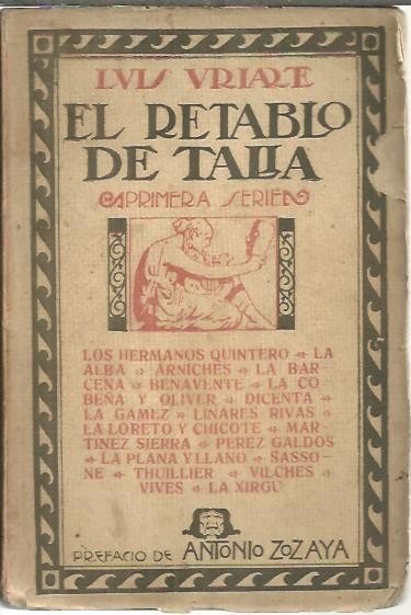 EL RETABLO DE TALIA. LOS HERMANOS QUINTERO, LA ALBA, ARNICHES, …