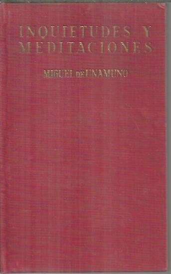 INQUIETUDES Y MEDITACIONES.