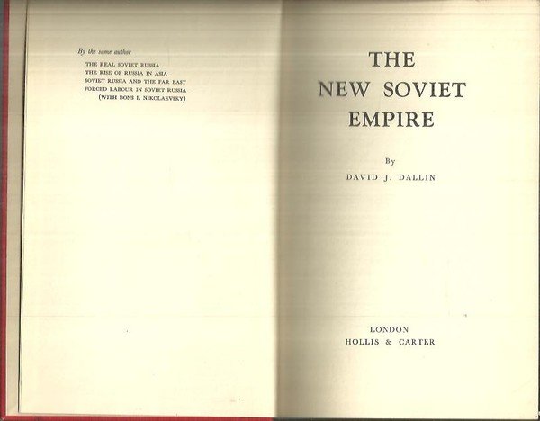 THE NEW SOVIET EMPIRE.