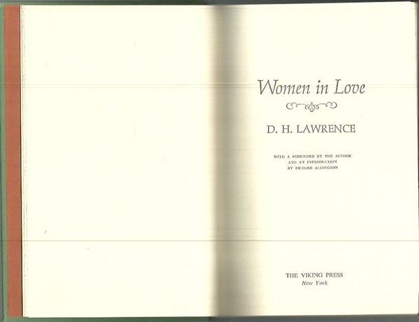 WOMEN IN LOVE.