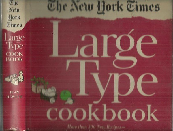 LARGE TYPE COOKBOOK. | Immagine Gallery 1