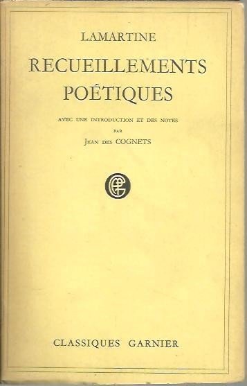 RECUEILLEMENTS POETIQUES.