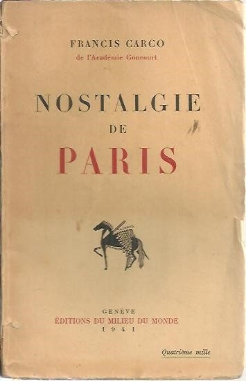 NOSTALGIE DE PARIS.