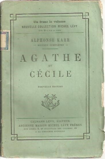 AGATHE ET CECILE.