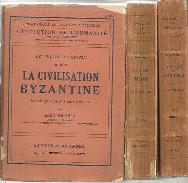 LE MONDE BYZANTIN. I. VIE ET MORT DE BYZANCE. II. …