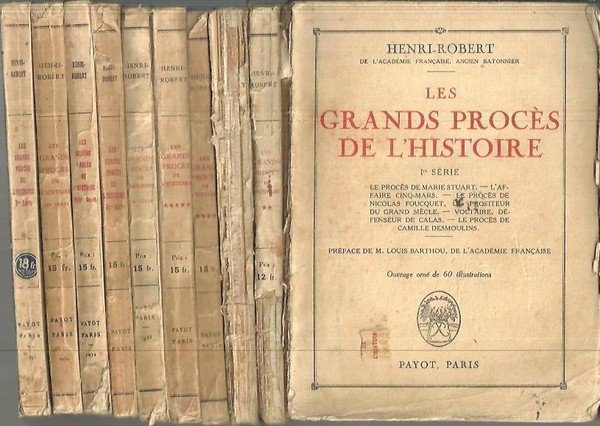 LES GRANDS PROCES DE L'HISTOIRE.