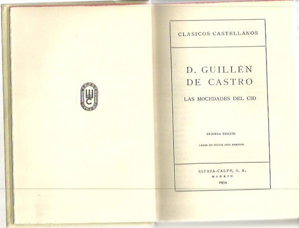 LAS MOCEDADES DEL CID.