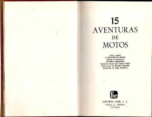 15 AVENTURAS DE MOTOS.