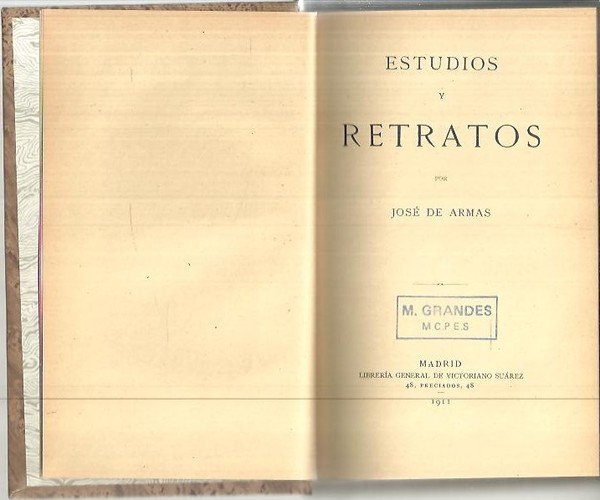 ESTUDIOS Y RETRATOS.
