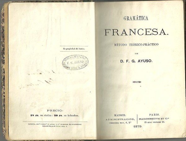 GRAMATICA FRANCESA. METODO TEORICO-PRACTICO.