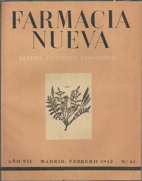 FARMACIA NUEVA. AÑO VII. N. 61.