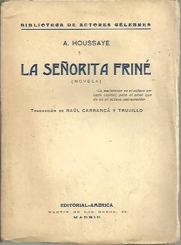 LA SEÑORITA FRINE.