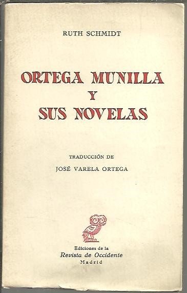 ORTEGA MUNILLA Y SUS NOVELAS.