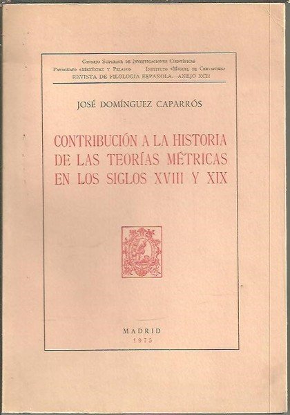CONTRIBUCION A LA HISTORIA DE LAS TEORIAS METRICAS EN LOS …