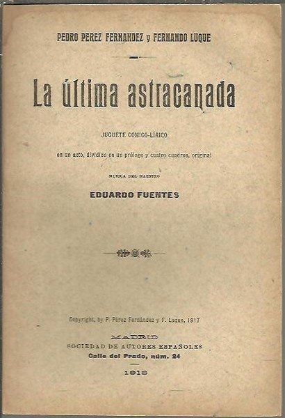LA ULTIMA ASTRACANADA.