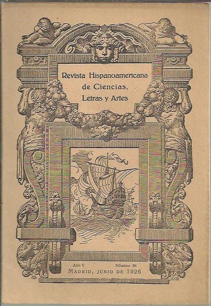 REVISTA HISPANOAMERICANA DE CIENCIAS, LETRAS Y ARTES. N. 38.