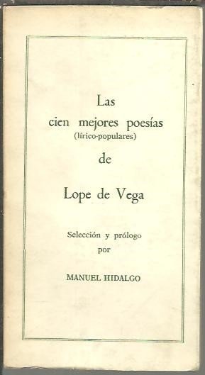 LAS CIEN MEJORES POESIAS (LIRICO-POPULARES).