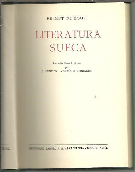 LITERATURA SUECA.