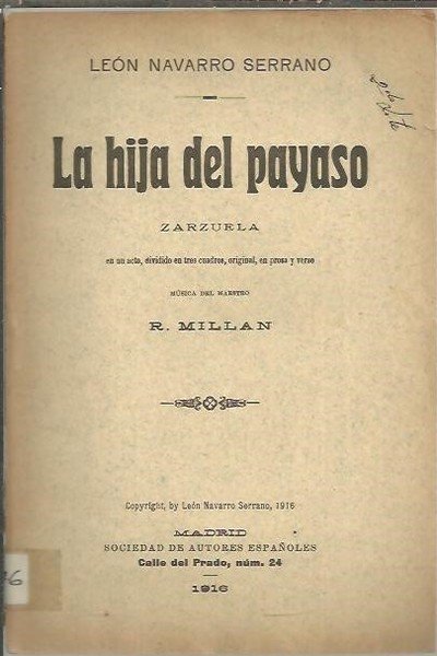 LA HIJA DEL PAYASO.