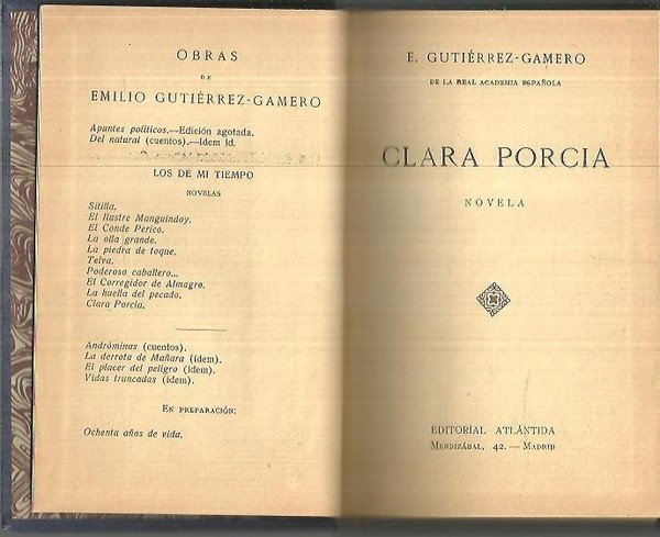 CLARA PORCIA.