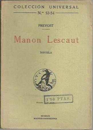 HISTORIA DE MANON LESCAUT.