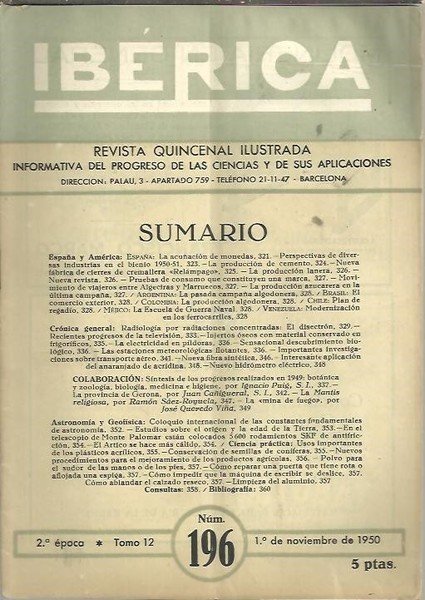 IBERICA. N. 196.