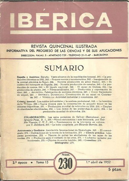 IBERICA. N. 230.