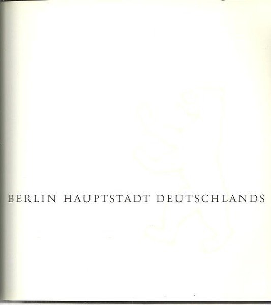 BERLIN HAUPTSTADT DEUTSCHLANDS.