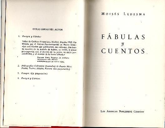 FABULAS Y CUENTOS.