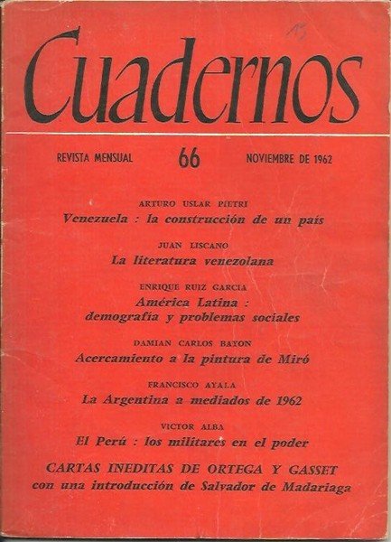 CUADERNOS. N. 66.