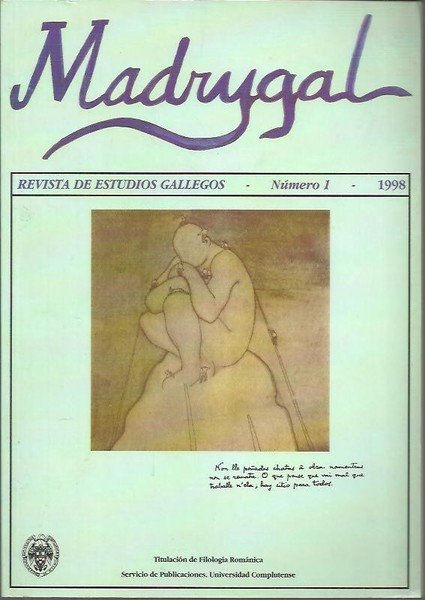 MADRYGAL. REVISTA DE ESTUDIOS GALLEGOS. NUM. 1.