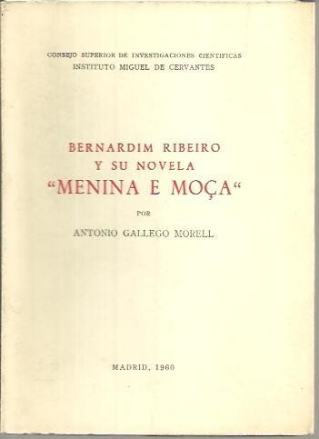 BERNARDIM RIBEIRO Y SU NOVELA MENINA E MOÇA.