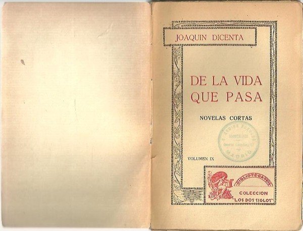 DE LA VIDA QUE PASA.