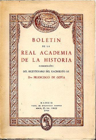 BOLETIN DE LA REAL ACADEMIA DE LA HISTORIA CONMEMORATIVO DEL …