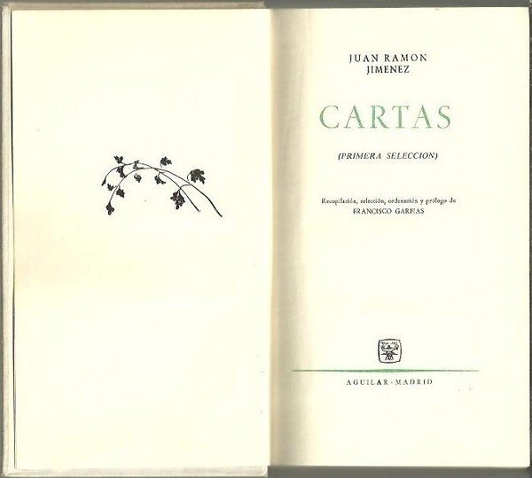 CARTAS (PRIMERA SELECCIÓN).