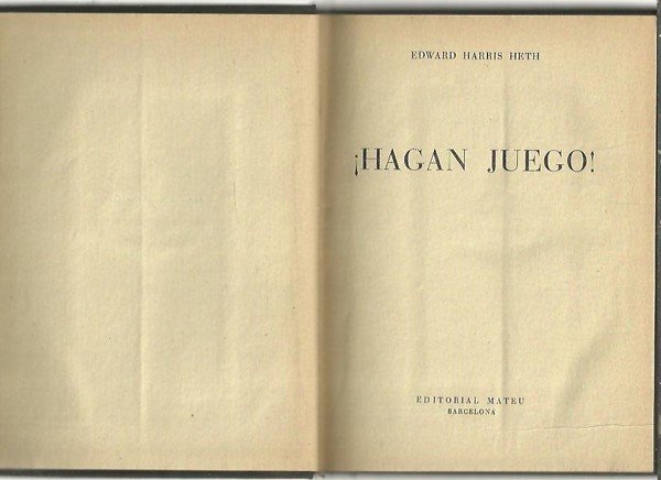 ¡HAGAN JUEGO!.