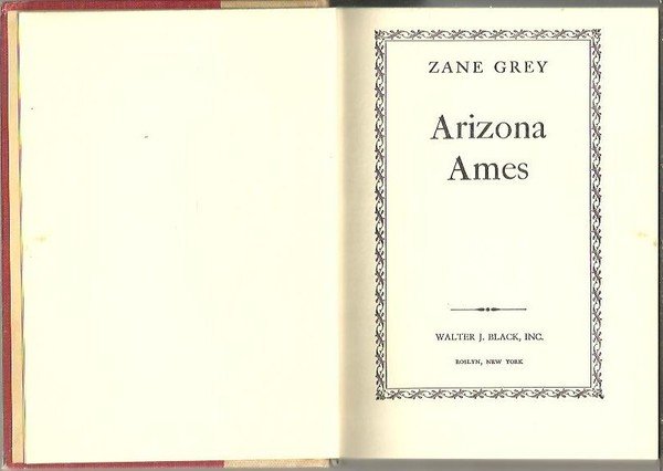 ARIZONA AMES.