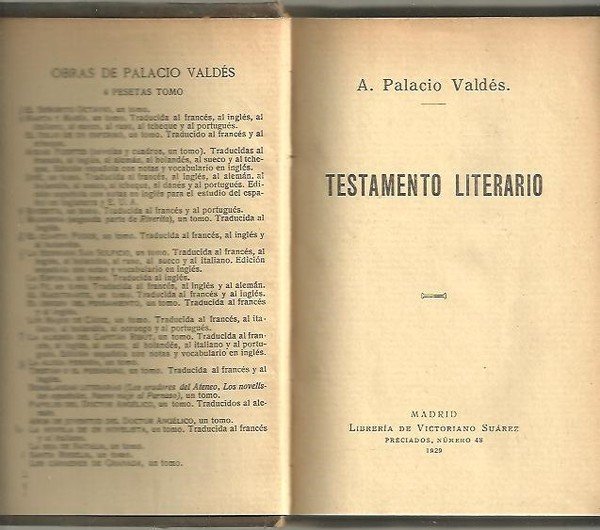 TESTAMENTO LITERARIO.