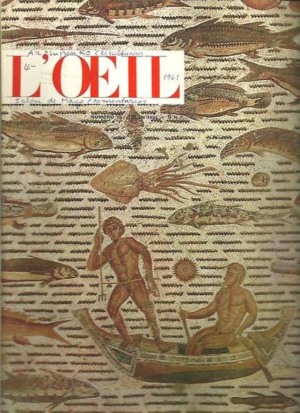 L'OEIL. REVUE D'ART MENSUELLE. NUMERO 78. juin 1961.