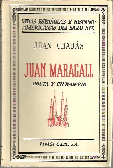 JUAN MARAGALL. POETA Y CIUDADANO.