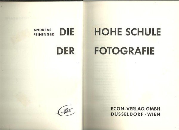 DIE HOHE SCHULE DER FOTOGRAFIE.