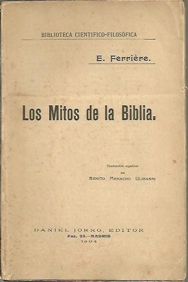 LOS MITOS DE LA BIBLIA.