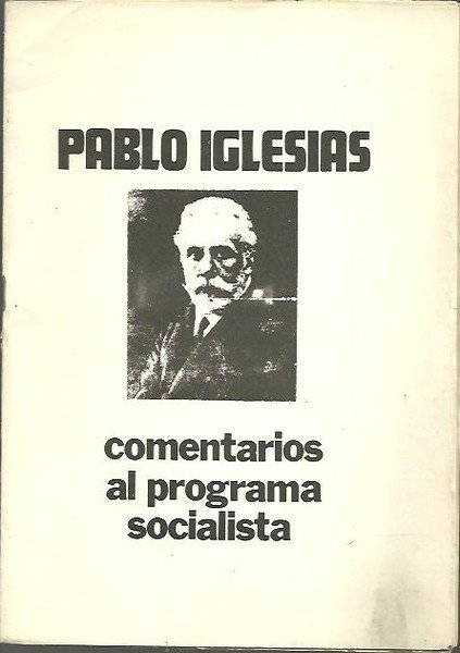 COMENTARIOS AL PROGRAMA SOCIALISTA. | Immagine Gallery 1