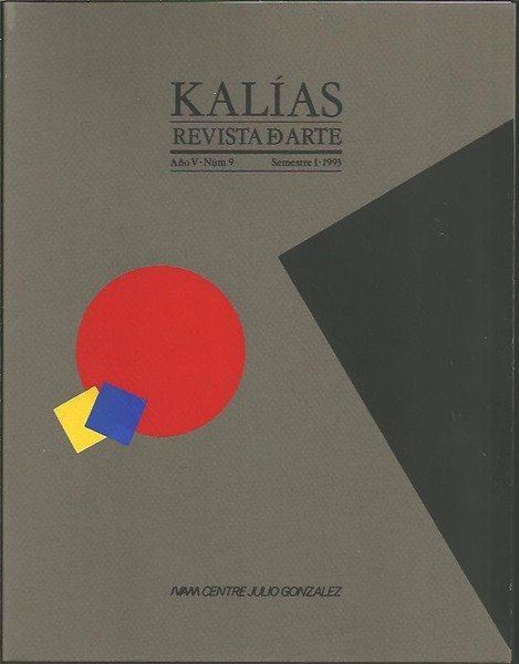 KALIAS. REVISTA DE ARTE. AÑO V. NUM. 9.