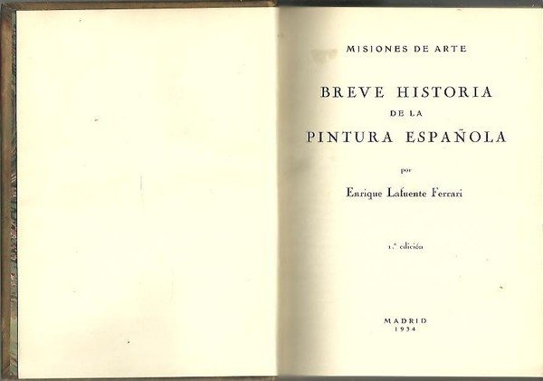 BREVE HISTORIA DE LA PINTURA ESPAÑOLA. BRE HISTORIA DE LA …