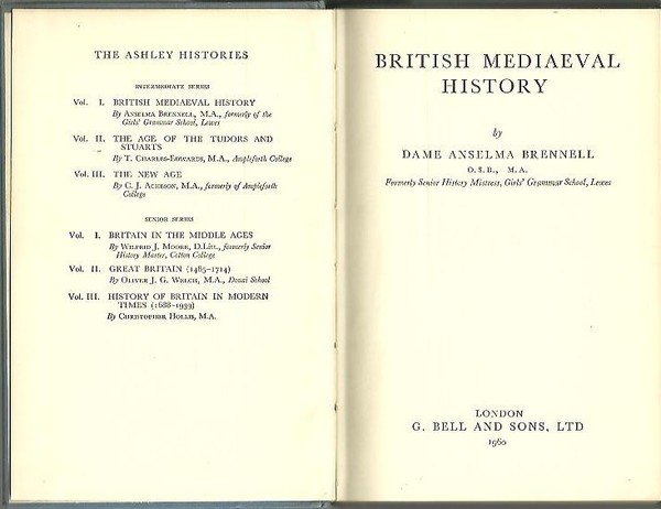 BRITISH MEDIAEVAL HISTORY.